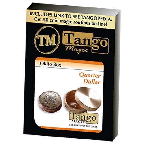 Okito Coin Box Brass - US Quarter - Tango